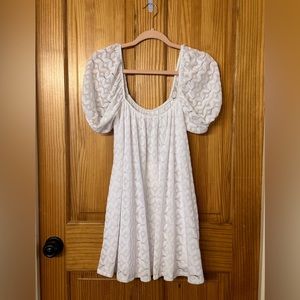 New white Show Me Your Mumu Flora Mini Dress size XS